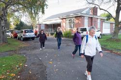 Thumbnail Image of The Halswell Walking Club set off on their weekly walk