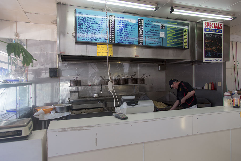 Image of Halswell Road fish and chip shop. 20/03/2015 13:09
