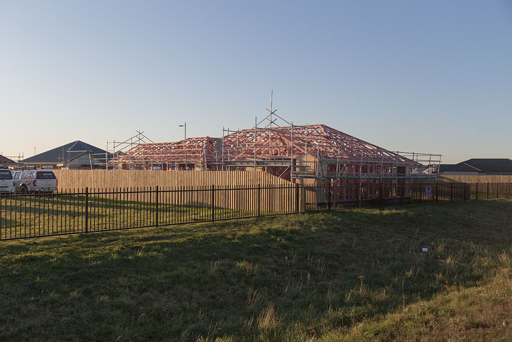 Image of Construction of new houses in a subdivision in Wigram. 25/06/2015 16:09