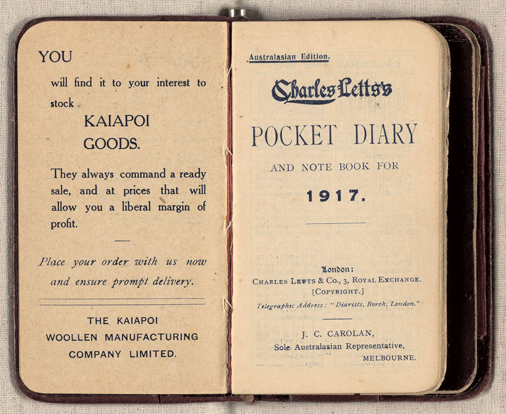 Image of Diary 1917