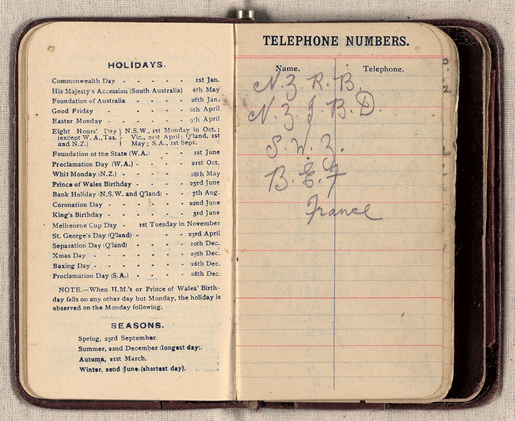 Image of Diary 1917