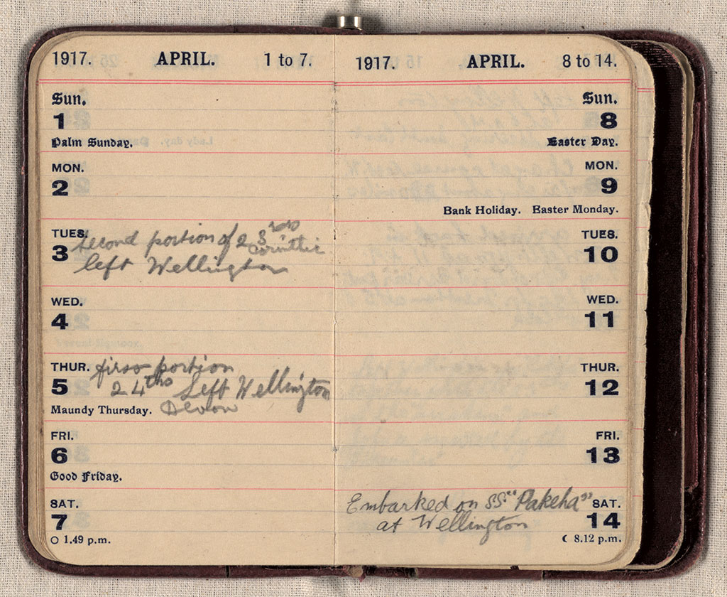 Image of Diary 1917