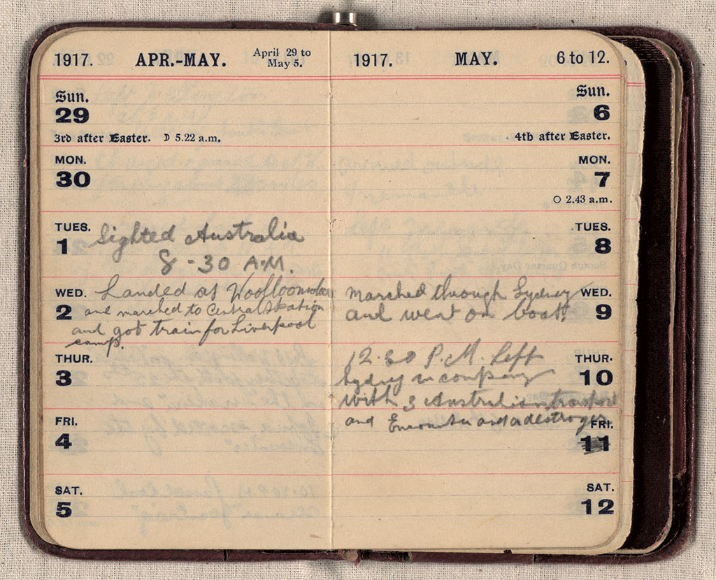 Image of Diary 1917