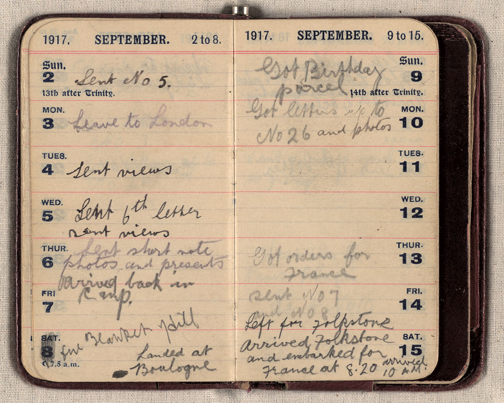 Image of Diary 1917