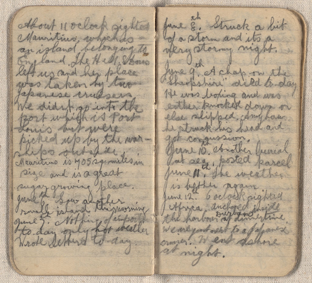 Image of Diary 1917
