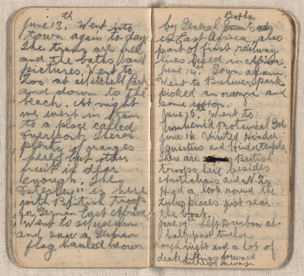 Image of Diary 1917