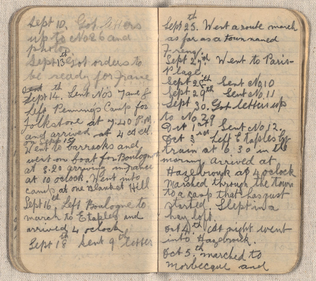 Image of Diary 1917