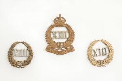 Thumbnail Image of Badge set, 13th (North Canterbury and Westland) Regiment.