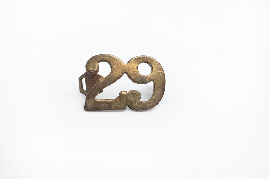 Image of Numeral, 29, front [circa 1910-1920]