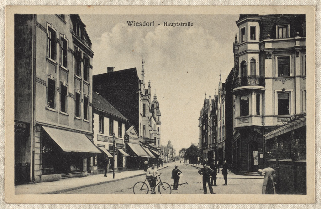 Image of Wiesdorf - Hauptstraße, postcard. 13/11/1919