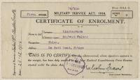 Thumbnail Image of Certificate of enrolment