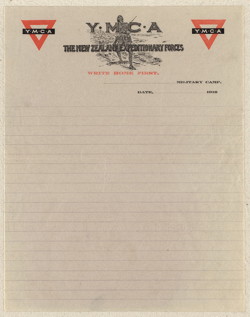 Image of Letterhead, Y.M.C.A. 1916