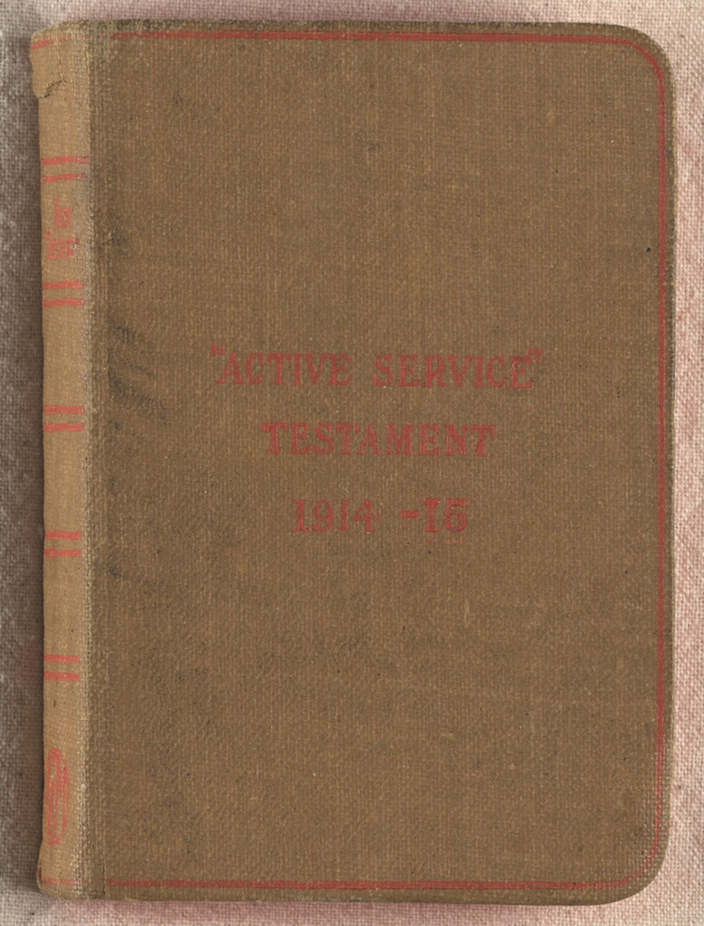 Image of Cover of New Testament, 1914-15. 5/09/1915