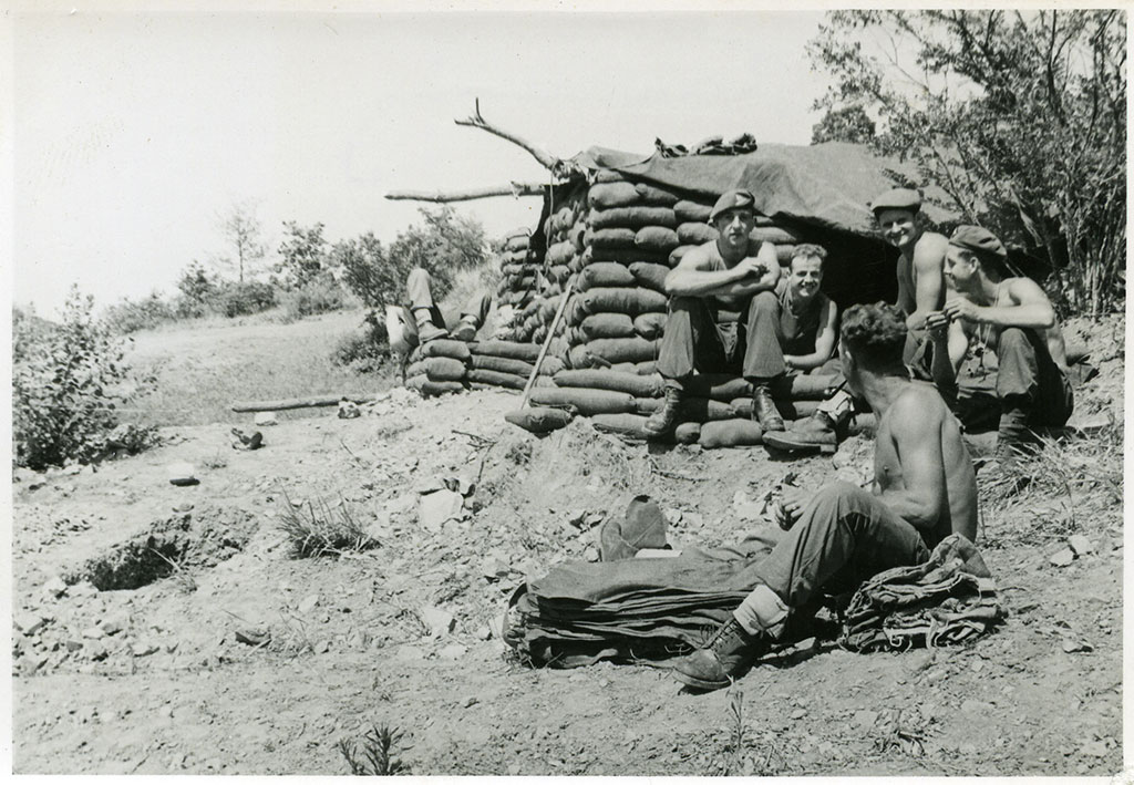 Image of Command post for E Troop 1951-1952.