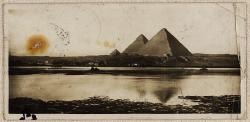 Thumbnail Image of Postcard. Pyramids.