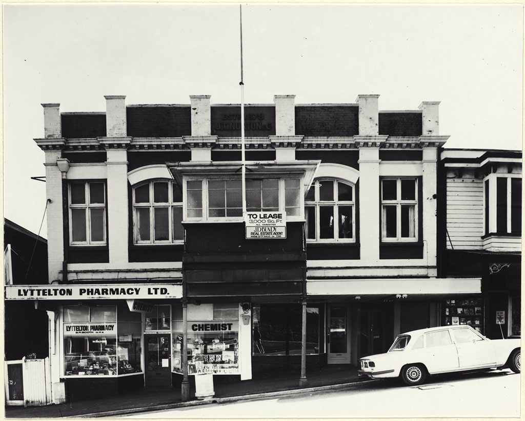 Image of The Norton Buildings. 15 Oxford Street, Lyttelton. 1980-81