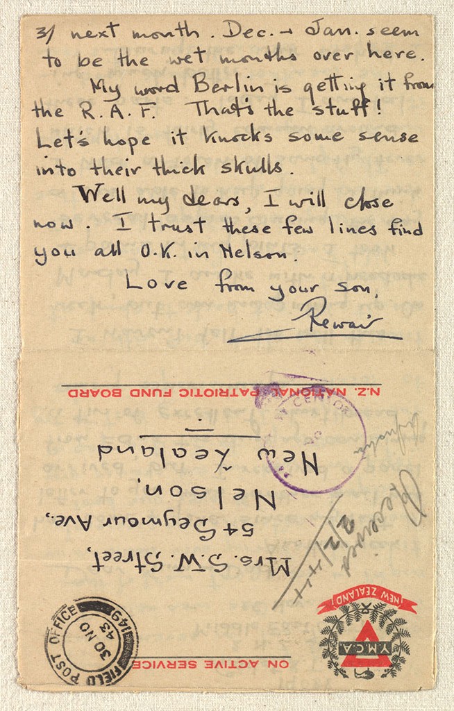 Image of Dear Mum & Dad [Egypt] 28 Nov. '43
