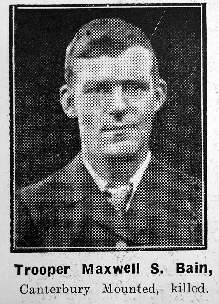 Image of Maxwell Stewart Bain 30/6/1915