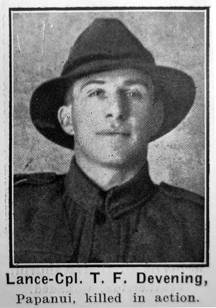 Image of Thomas Francis Devening 8/11/1916