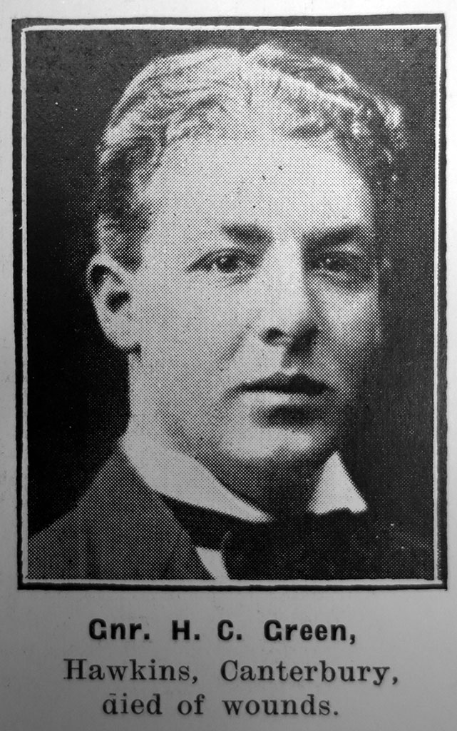 Image of Hedley Charles Green 16/5/1917