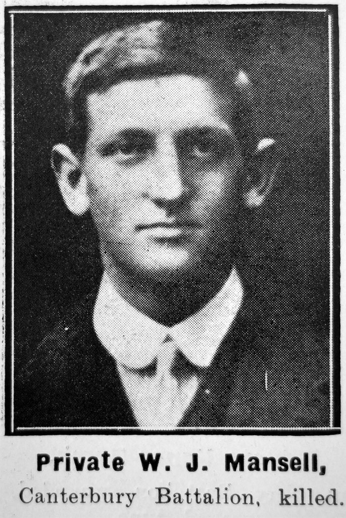 Image of William John Mansell 22/9/1915