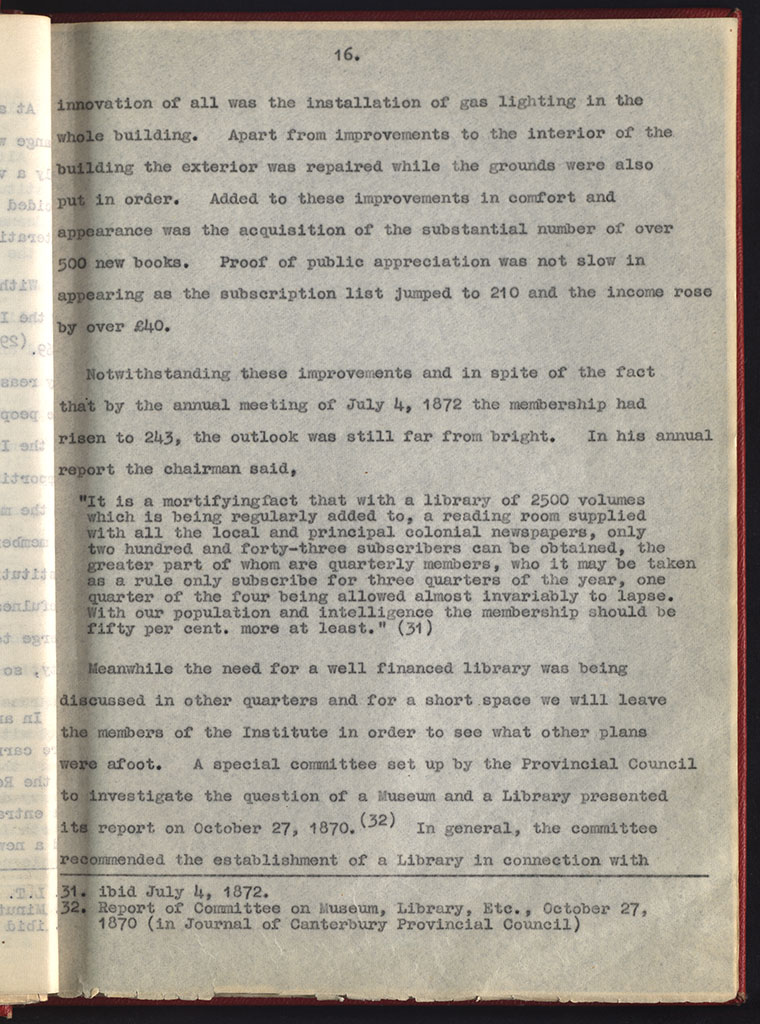 Image of The Christchurch metropolitan library service, 1852-1948 : a critical survey 1950.