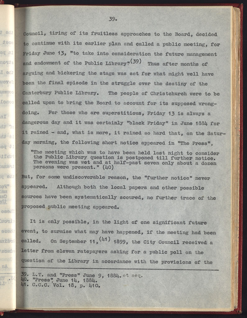 Image of The Christchurch metropolitan library service, 1852-1948 : a critical survey 1950.
