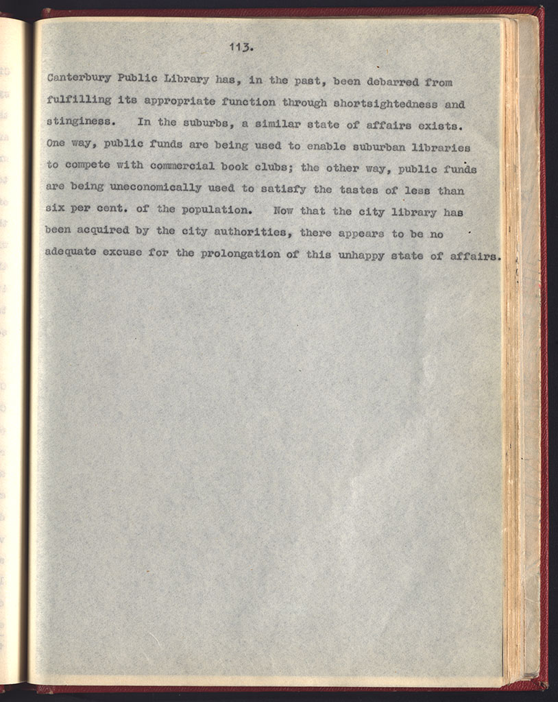 Image of The Christchurch metropolitan library service, 1852-1948 : a critical survey 1950.